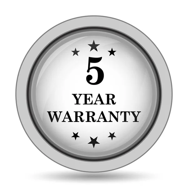 5 year warranty icon — Stock Photo, Image