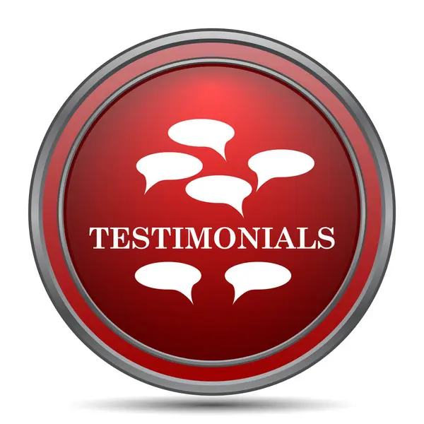 Testimonials icon — Stock Photo, Image