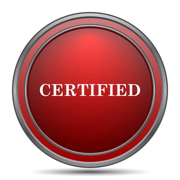 Сертифікований значок — стокове фото