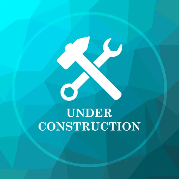 Onder constructie pictogram — Stockfoto