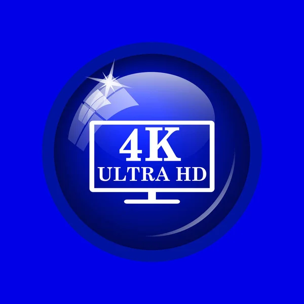 Ultra Pictogram Internet Knop Blauwe Achtergrond — Stockfoto