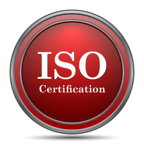 Iso icono de certificación —  Fotos de Stock