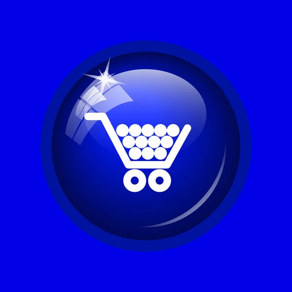 Alışveriş arabası simgesi — Stok fotoğraf
