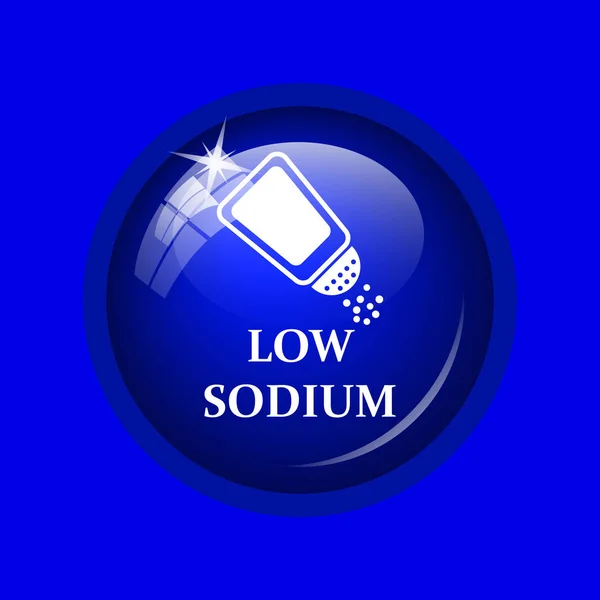 Low sodium icon — Stock Photo, Image