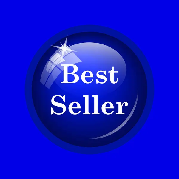Best Seller Icon Internet Button Blue Background — Stock Photo, Image