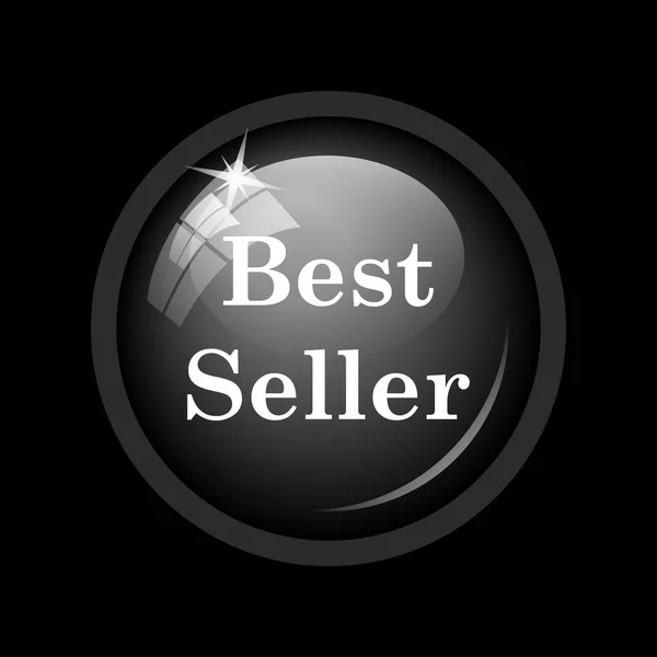 Best Seller Icon Internet Button Black Background — Stock Photo, Image