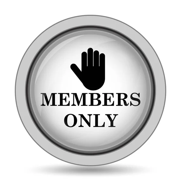 Members only icon — Stock Photo, Image