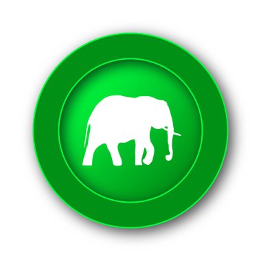 Fil kutsal kişilerin resmi. Beyaz arka plan üzerinde Internet düğmesi