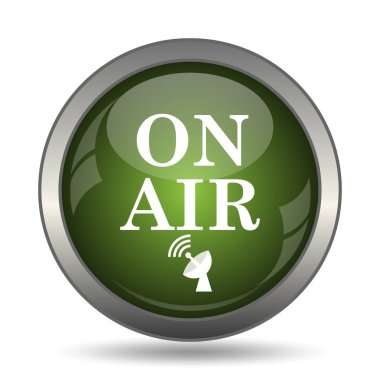 Hava simgesi. Beyaz arka plan üzerinde Internet düğmesi.