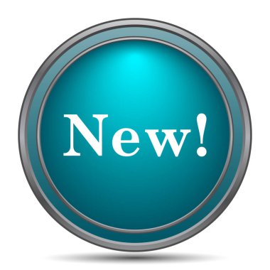 Yeni kutsal kişilerin resmi. Beyaz arka plan üzerinde Internet düğmesi