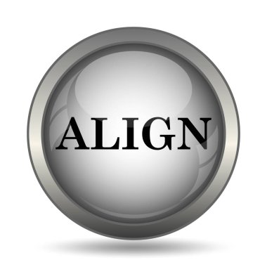 Siyah kutsal kişilerin resmi web sitesi düğme beyaz arka plan üzerinde hizalama