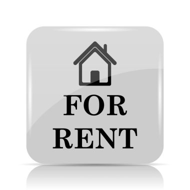 Kira simgesi. Beyaz arka plan üzerinde Internet düğmesi