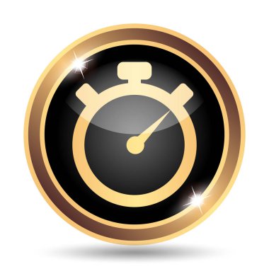 Zamanlayıcı simgesi. Beyaz arka plan üzerinde Internet düğmesi