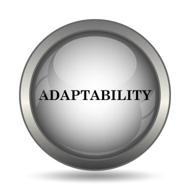 Adaptasyon siyah kutsal kişilerin resmi web sitesi düğme beyaz arka plan üzerinde