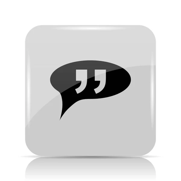 Double quotes icon — Stock Photo, Image