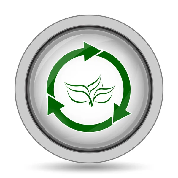 Recycleer het pictogram pijlen — Stockfoto