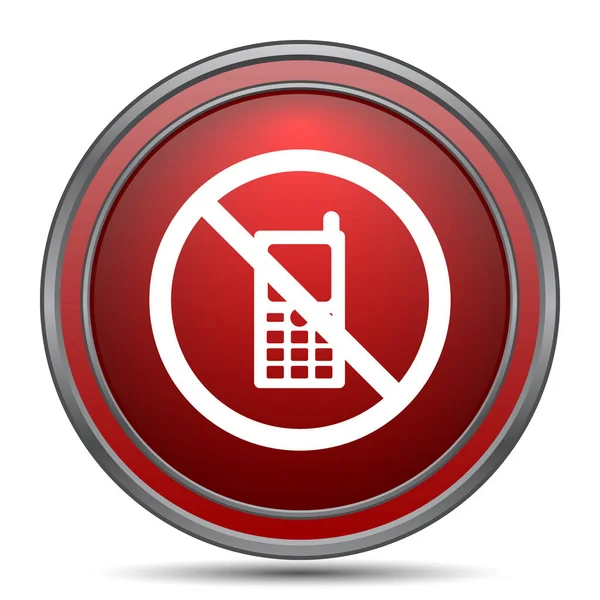 Cep telefonu yasak simgesi — Stok fotoğraf