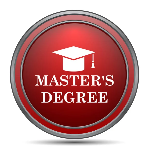 Master's degree icon — Stock Photo, Image