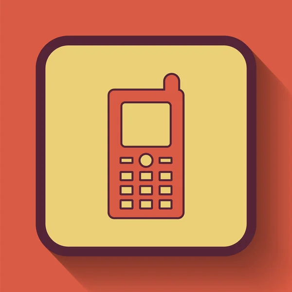 Mobiltelefon ikon — Stock Fotó