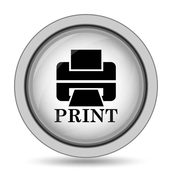 Принтер со значком PRINT — стоковое фото