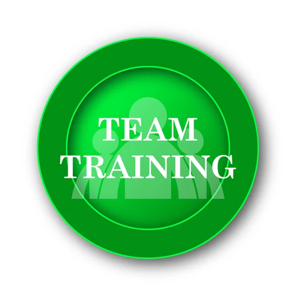 Team Training Icon Internet Button White Background — Stock Photo, Image