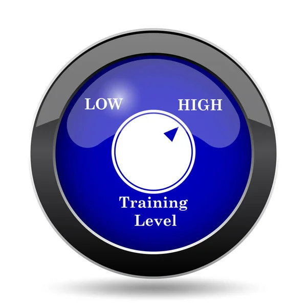 Training Level Icon Internet Button White Background — Stock Photo, Image