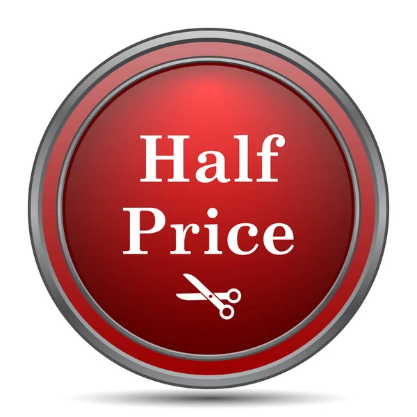 Half price icon — Stock Photo, Image