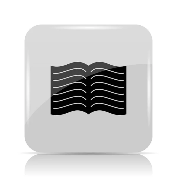 Buchsymbol Internet Taste Auf Weißem Hintergrund — Stockfoto