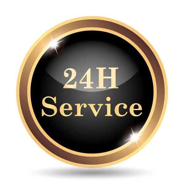24h icona del servizio — Foto Stock