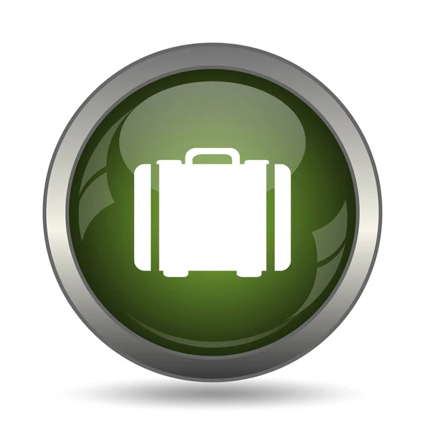 Suitcase Icon Internet Button White Background — Stock Photo, Image