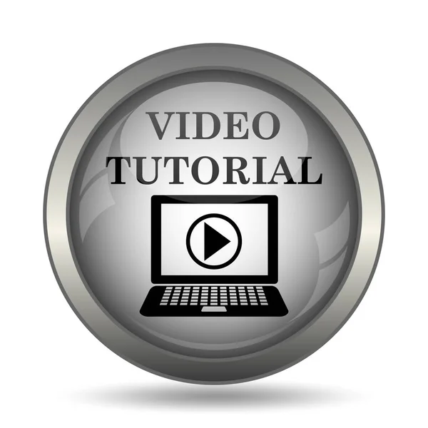 Ícone vídeo tutorial — Fotografia de Stock