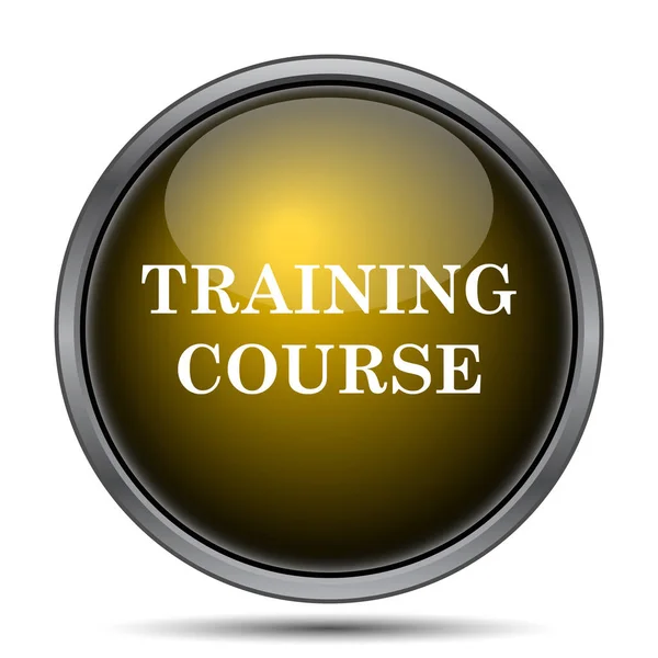 Training Course Icon Internet Button White Background — Stock Photo, Image