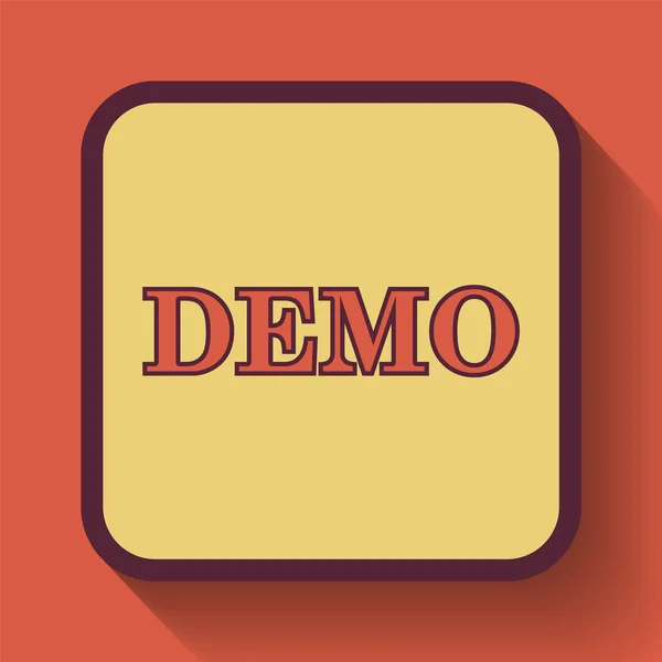 Demo ikona — Stock fotografie