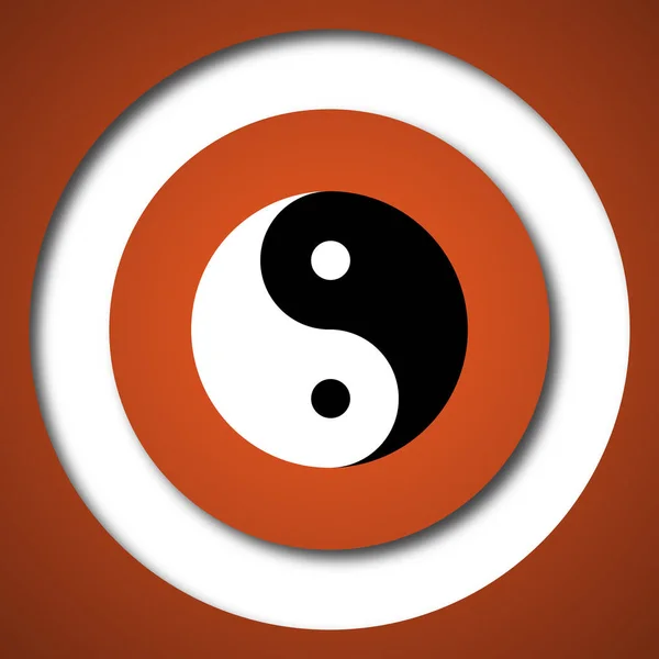 Icono de Ying yang — Foto de Stock