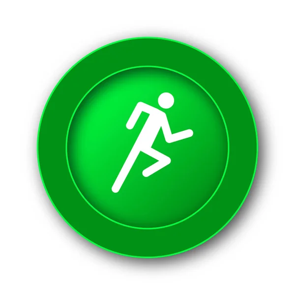 Икона бегущего человека — стоковое фото