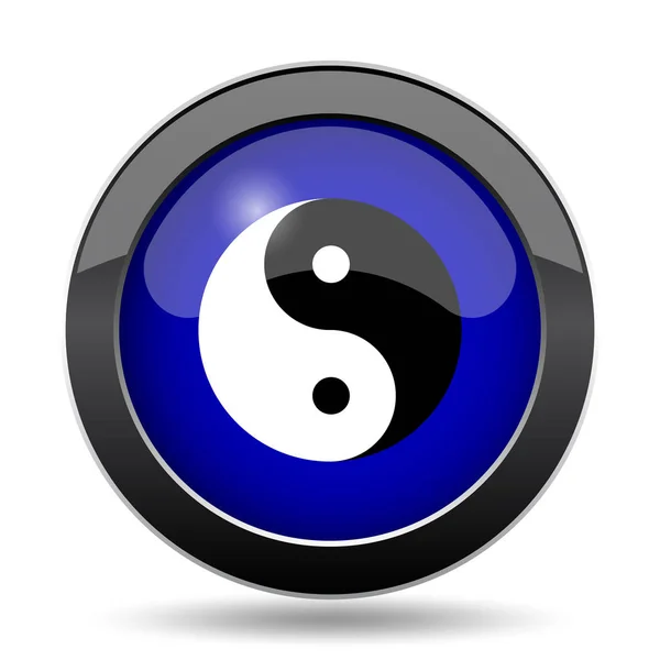 Ying yang ícone — Fotografia de Stock