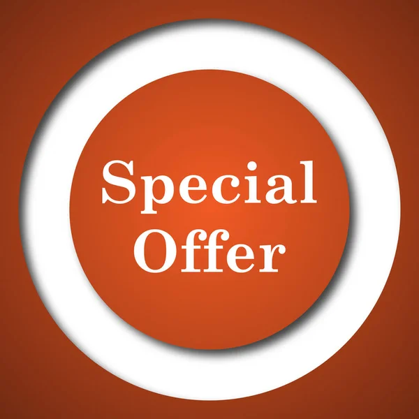 Special Offer Icon Internet Button White Background — Stock Photo, Image