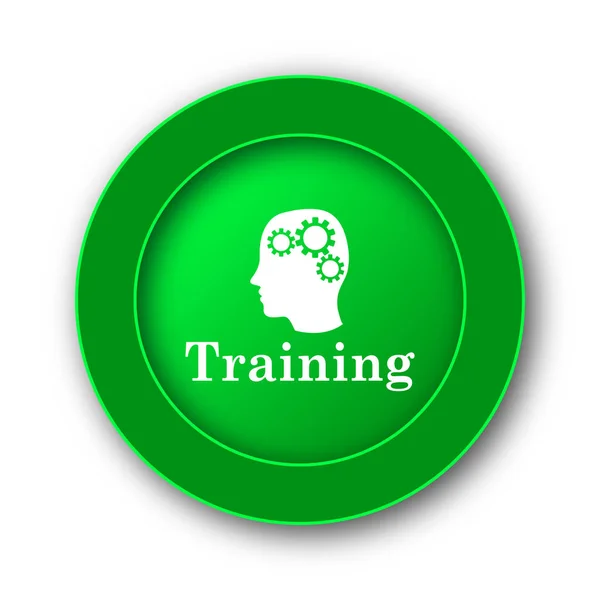 Training Icon Internet Button White Background — Stock Photo, Image