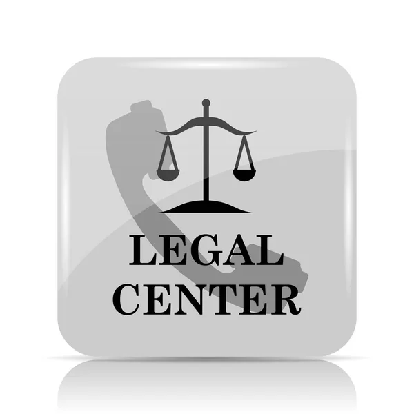 Значок юридического центра — стоковое фото