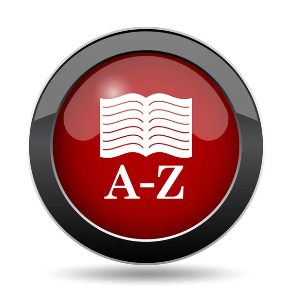 A'dan Z'ye kitap simgesi — Stok fotoğraf