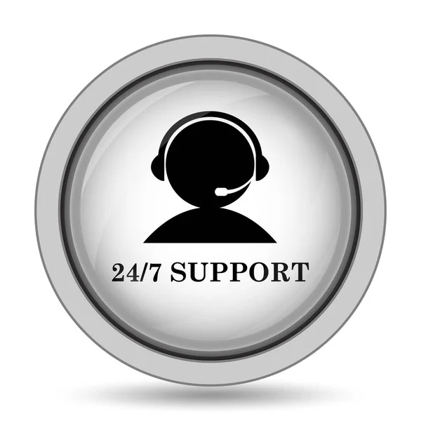24 7 サポート アイコン — ストック写真