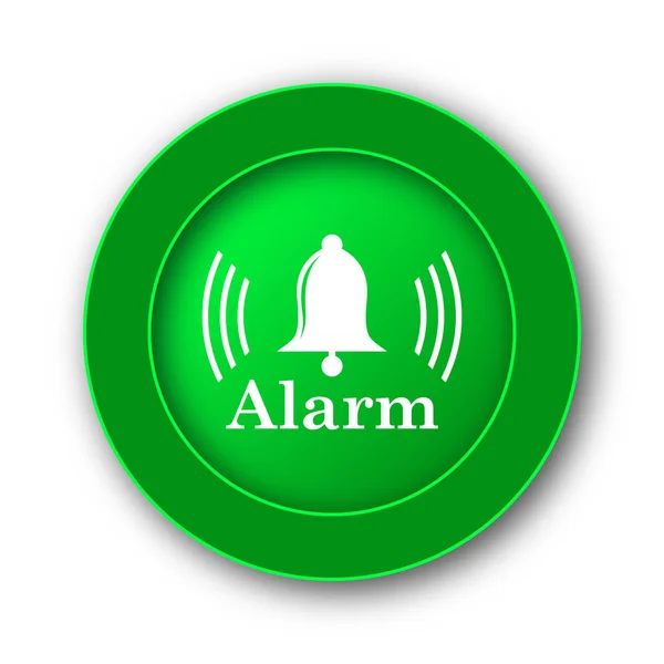 Alarm Simgesi Beyaz Arka Plan Üzerinde Internet Düğmesi — Stok fotoğraf