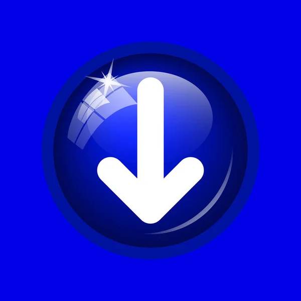 Down arrow icon — Stock Photo, Image