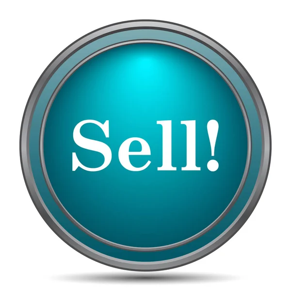 Sell Icon Internet Button White Background — Stock Photo, Image