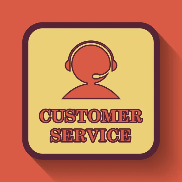 Customer service icon — Stock Photo, Image