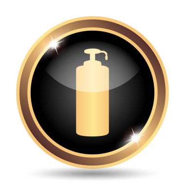 Sabun simgesi. Beyaz arka plan üzerinde Internet düğmesi