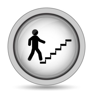 İşadamı merdivenlerde - başarı simgesi