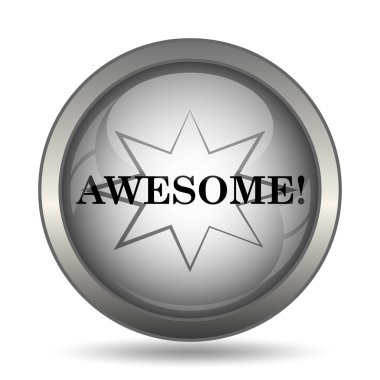 Beyaz arka plan üzerinde harika kutsal kişilerin resmi, siyah Web sitesi düğme