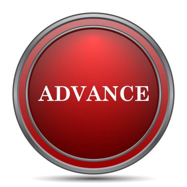 Önceden simgesi. Beyaz arka plan üzerinde Internet düğmesi