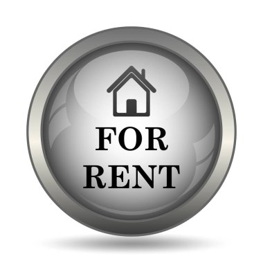 Kira simgesi, Web sitesi düğmesini beyaz arka planda siyah